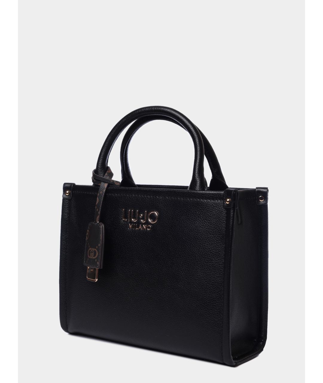 LIU JO Черная сумка тоут, фото 3