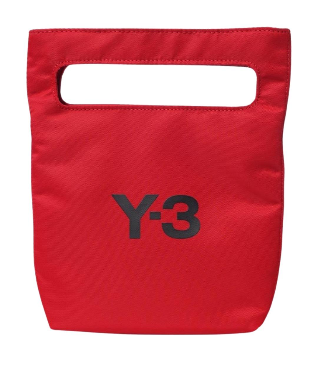 Y-3 Красная сумка с короткими ручками, фото 1