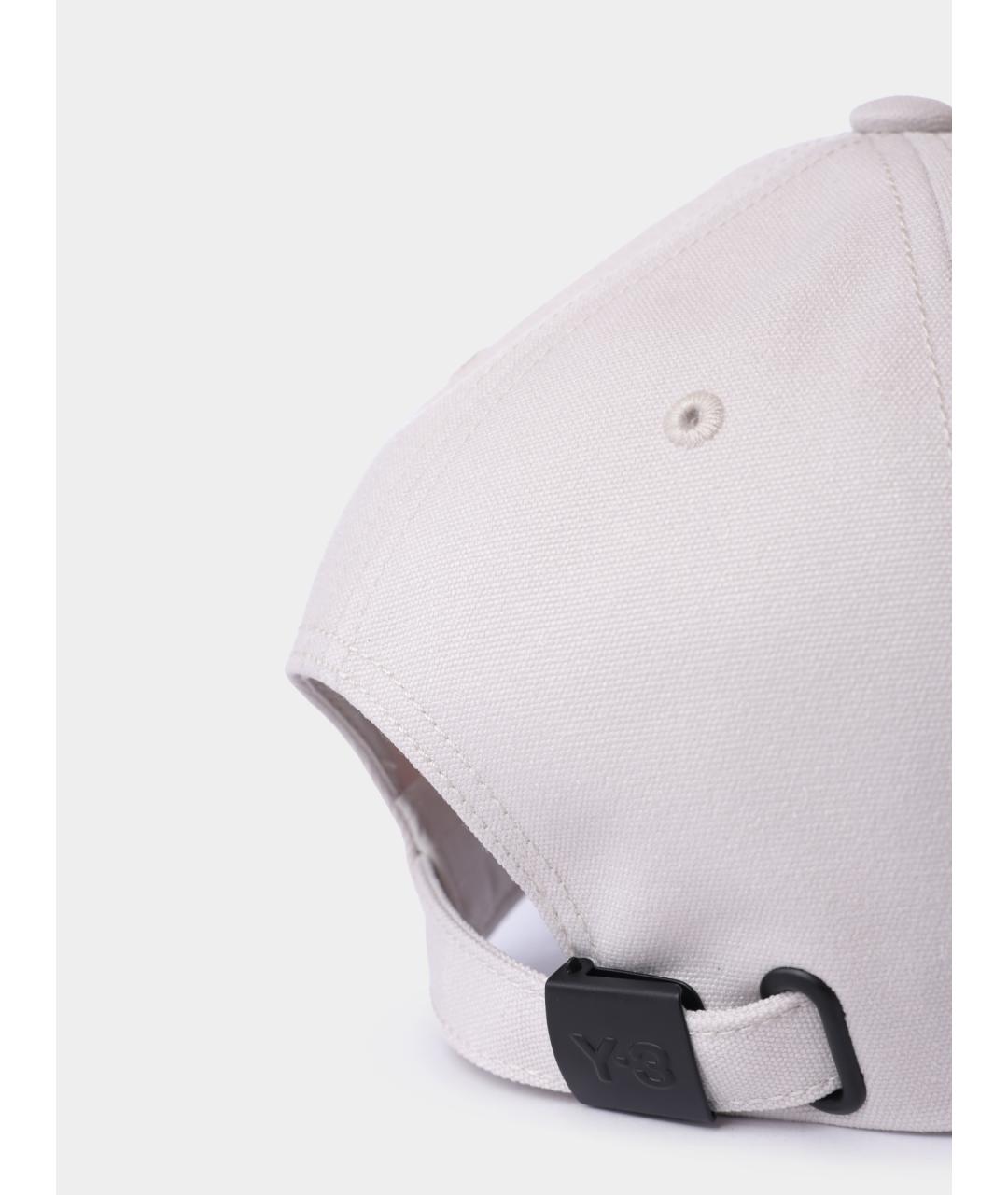 Y-3 Белая хлопковая кепка/бейсболка, фото 4