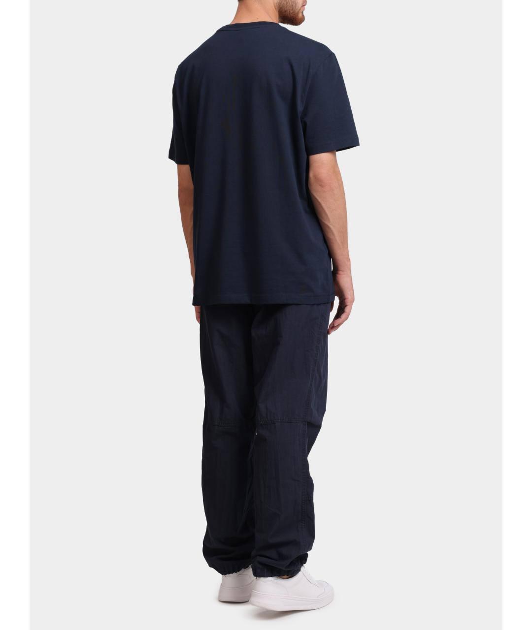 HUGO BOSS Темно-синие повседневные брюки, фото 5