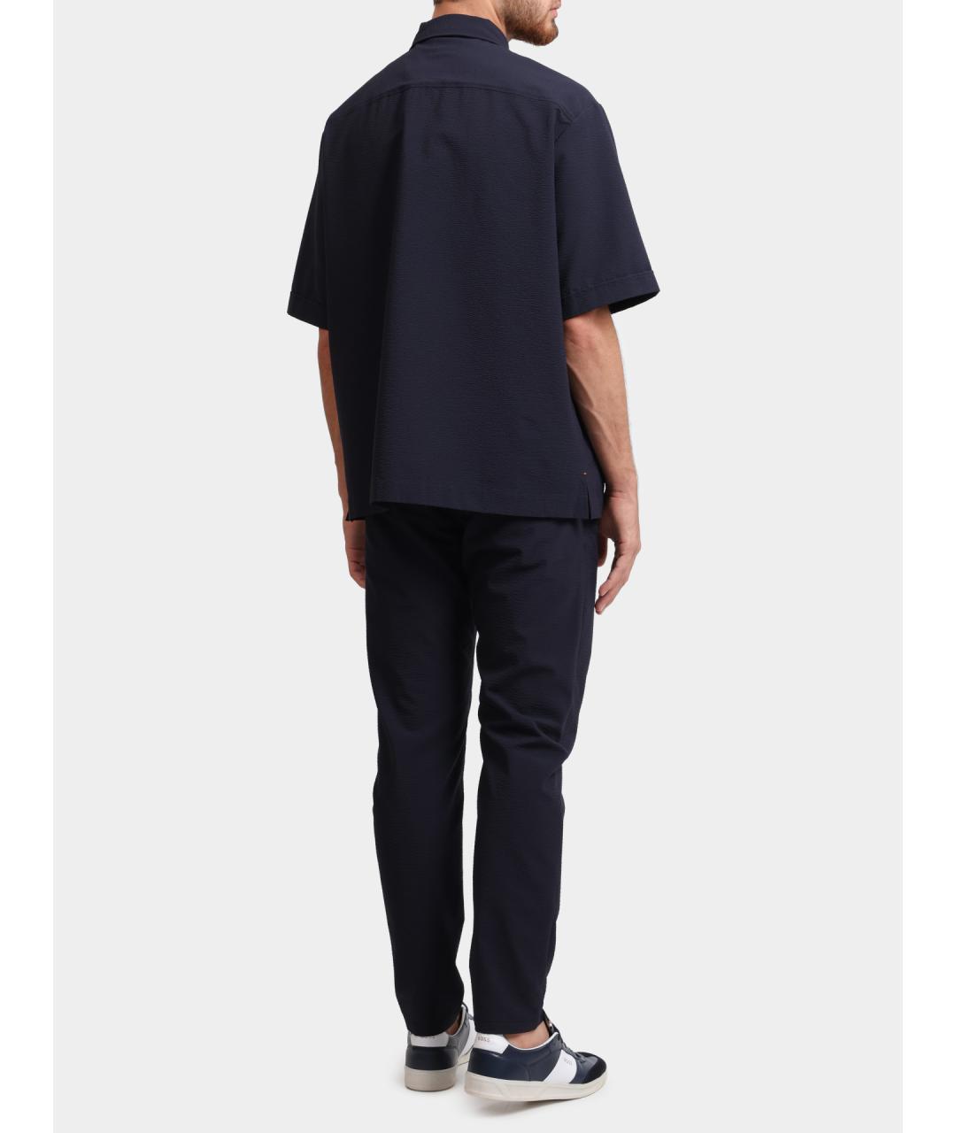 HUGO BOSS Темно-синяя кэжуал рубашка, фото 4