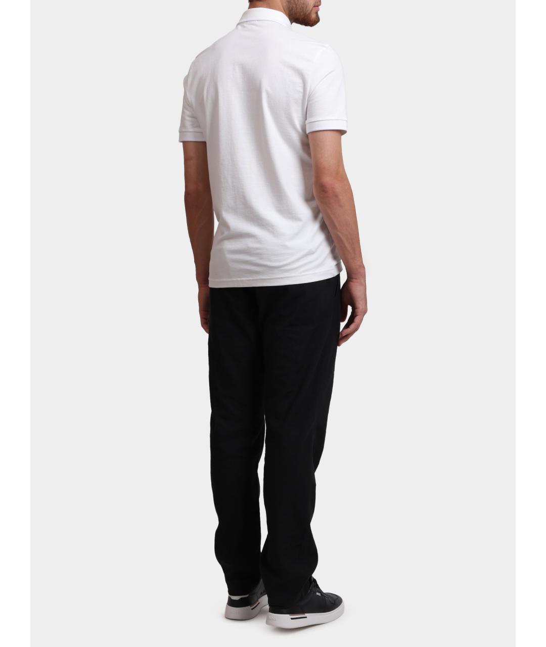 HUGO BOSS Хлопковое поло с коротким рукавом, фото 4