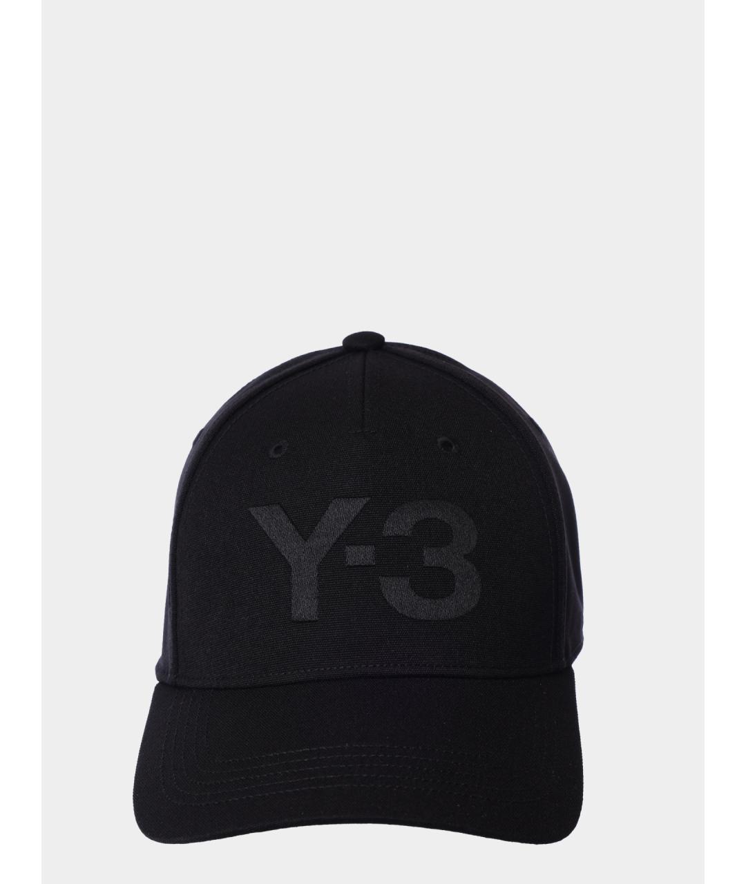 Y-3 Черная хлопковая кепка/бейсболка, фото 3