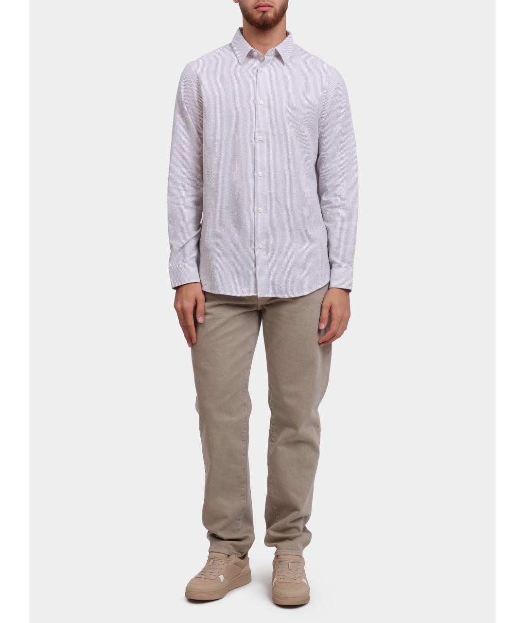 ARMANI EXCHANGE Мульти хлопковая кэжуал рубашка, фото 2