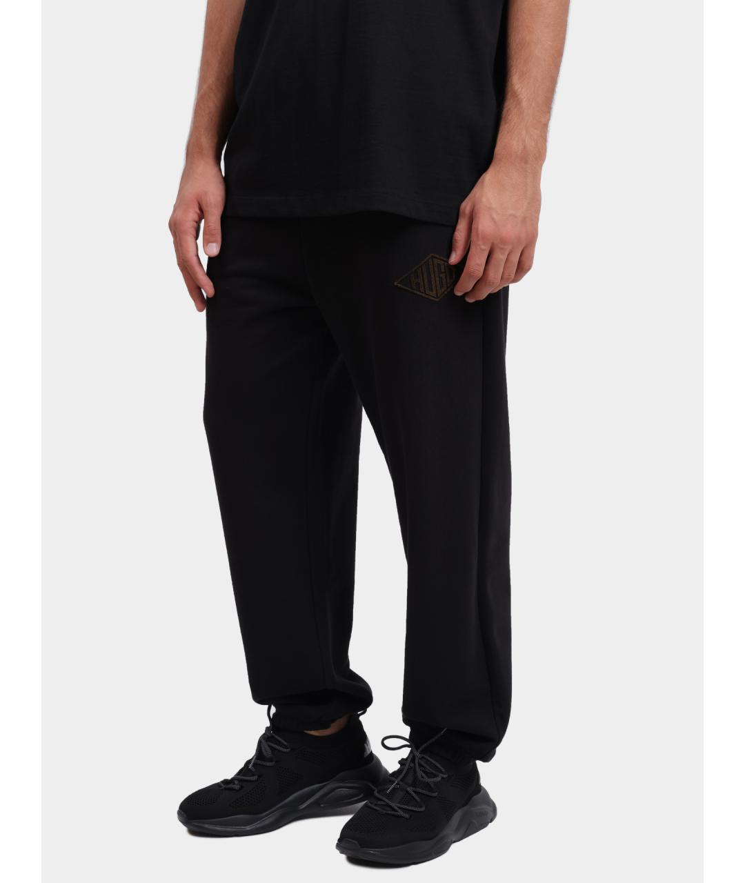 HUGO Черные повседневные брюки, фото 3