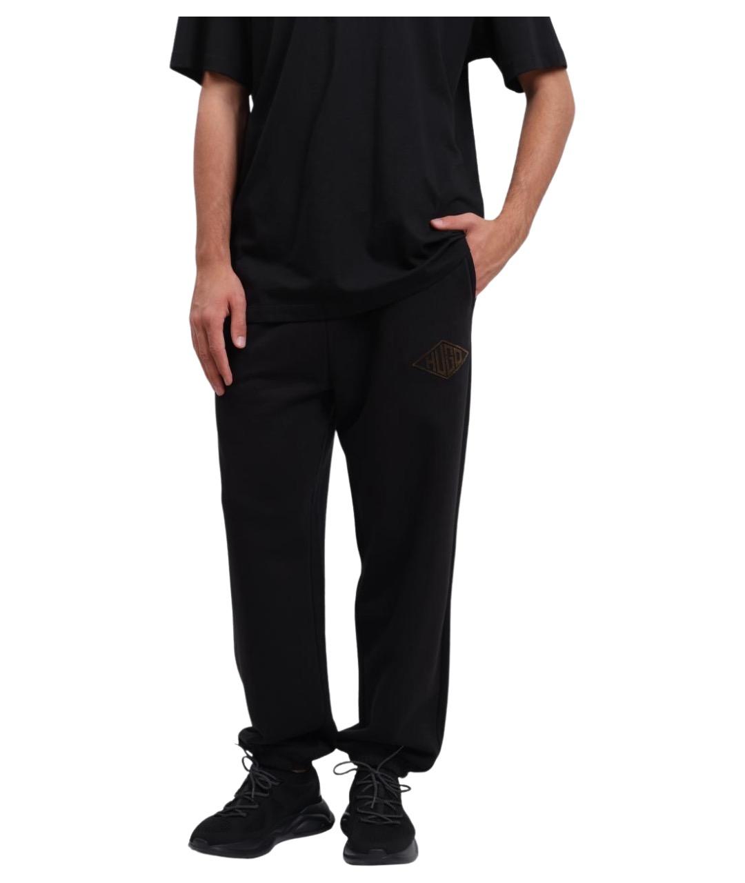 HUGO Черные повседневные брюки, фото 1