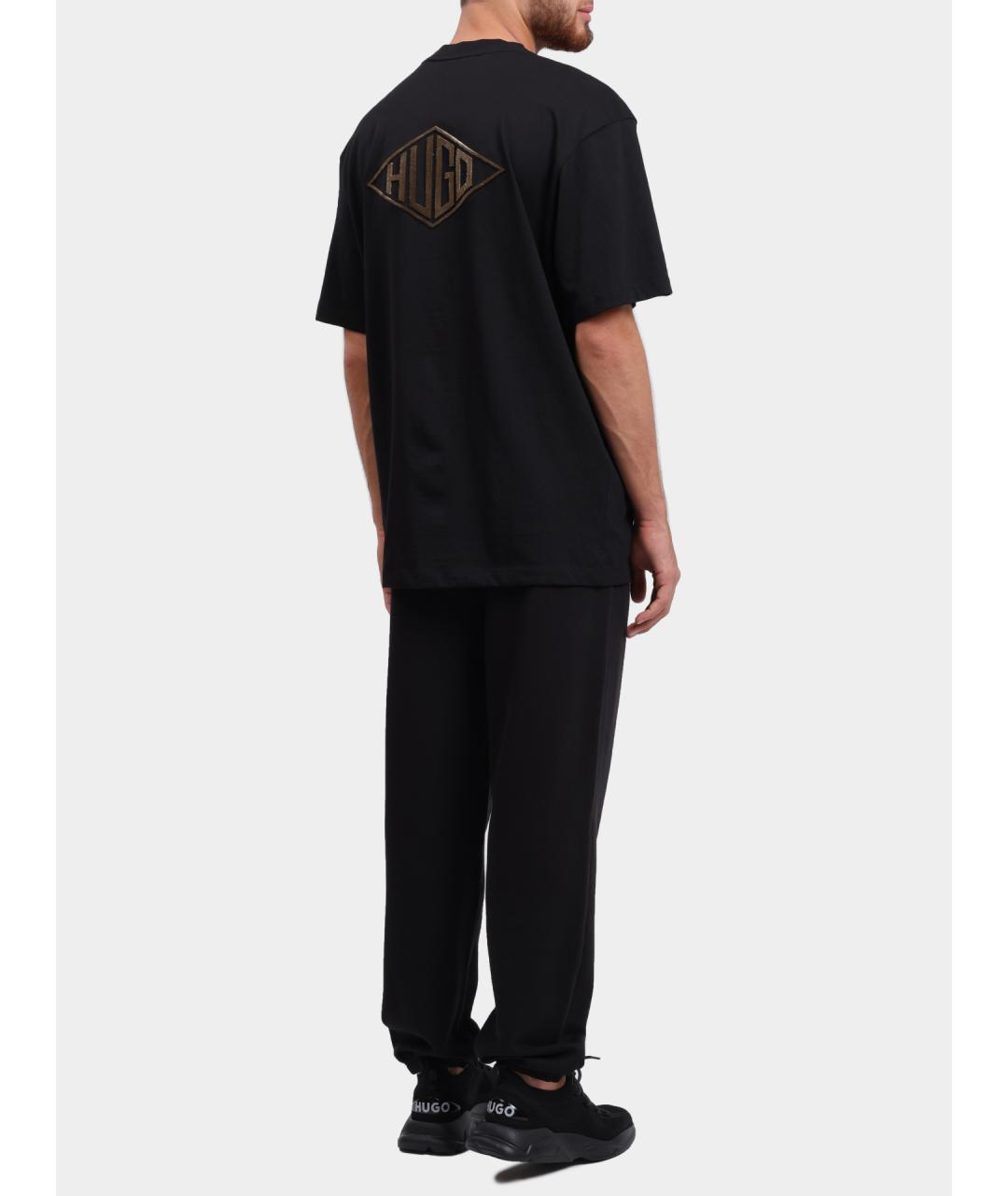 HUGO Черные повседневные брюки, фото 5