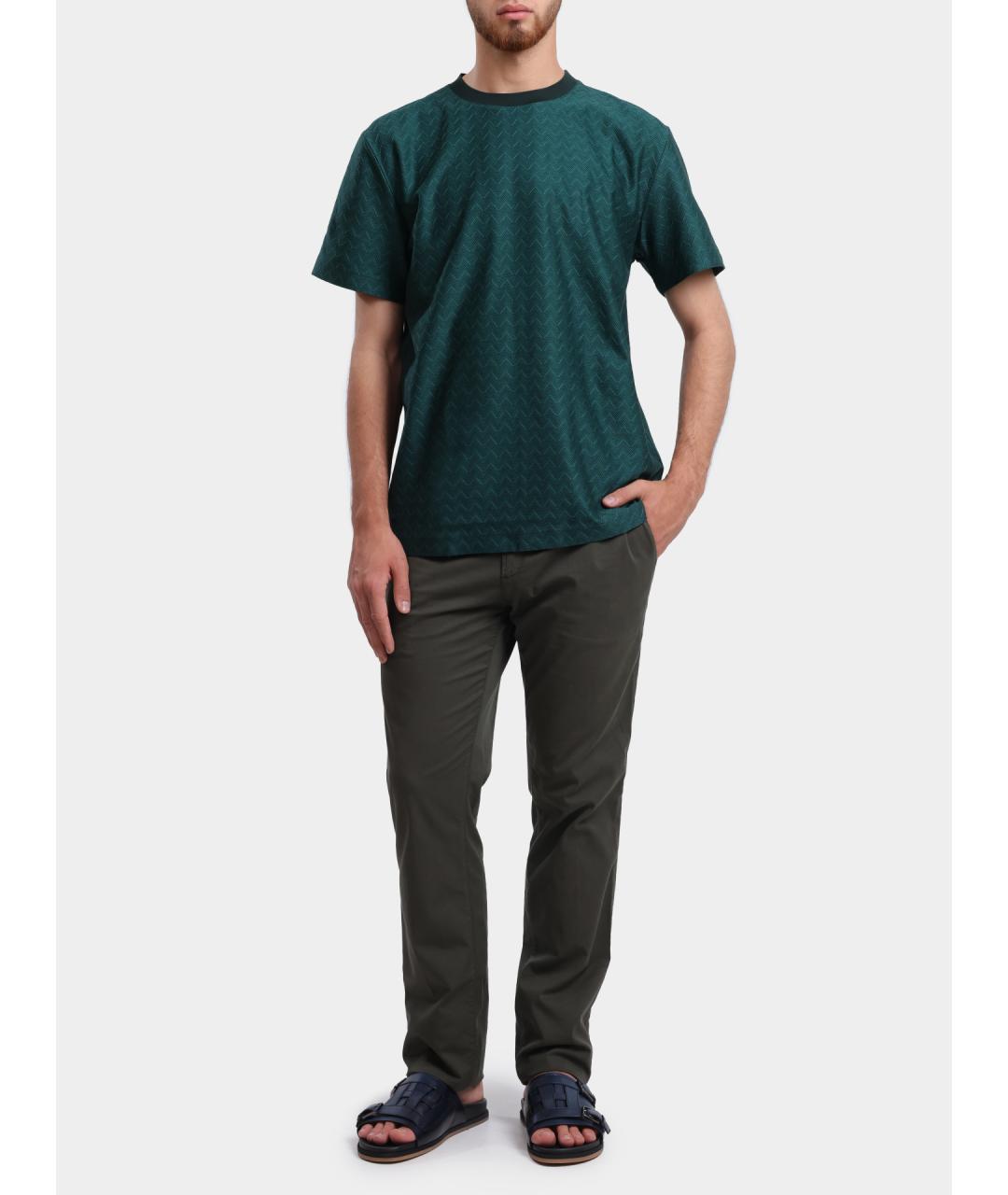 MISSONI Бирюзовая хлопковая футболка, фото 3