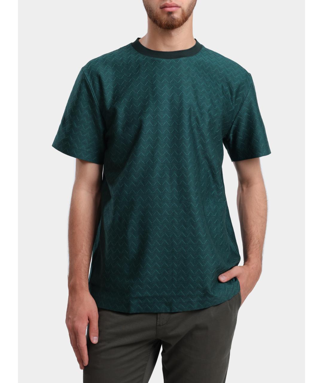 MISSONI Бирюзовая хлопковая футболка, фото 6