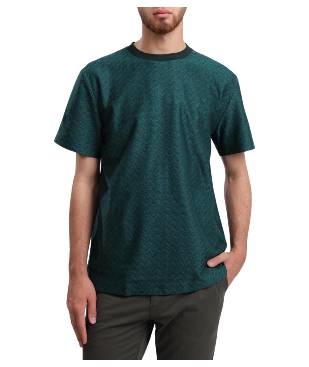 MISSONI Бирюзовая хлопковая футболка, фото 1