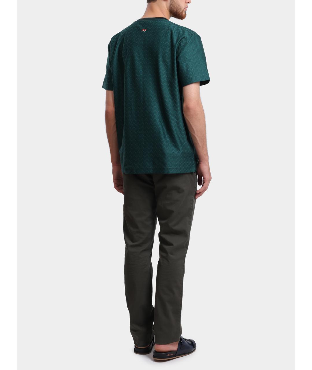 MISSONI Бирюзовая хлопковая футболка, фото 5