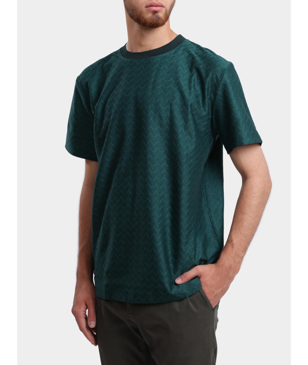 MISSONI Бирюзовая хлопковая футболка, фото 2