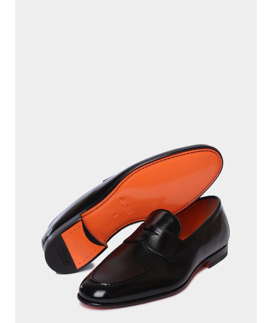 SANTONI Кожаные лоферы, фото 4