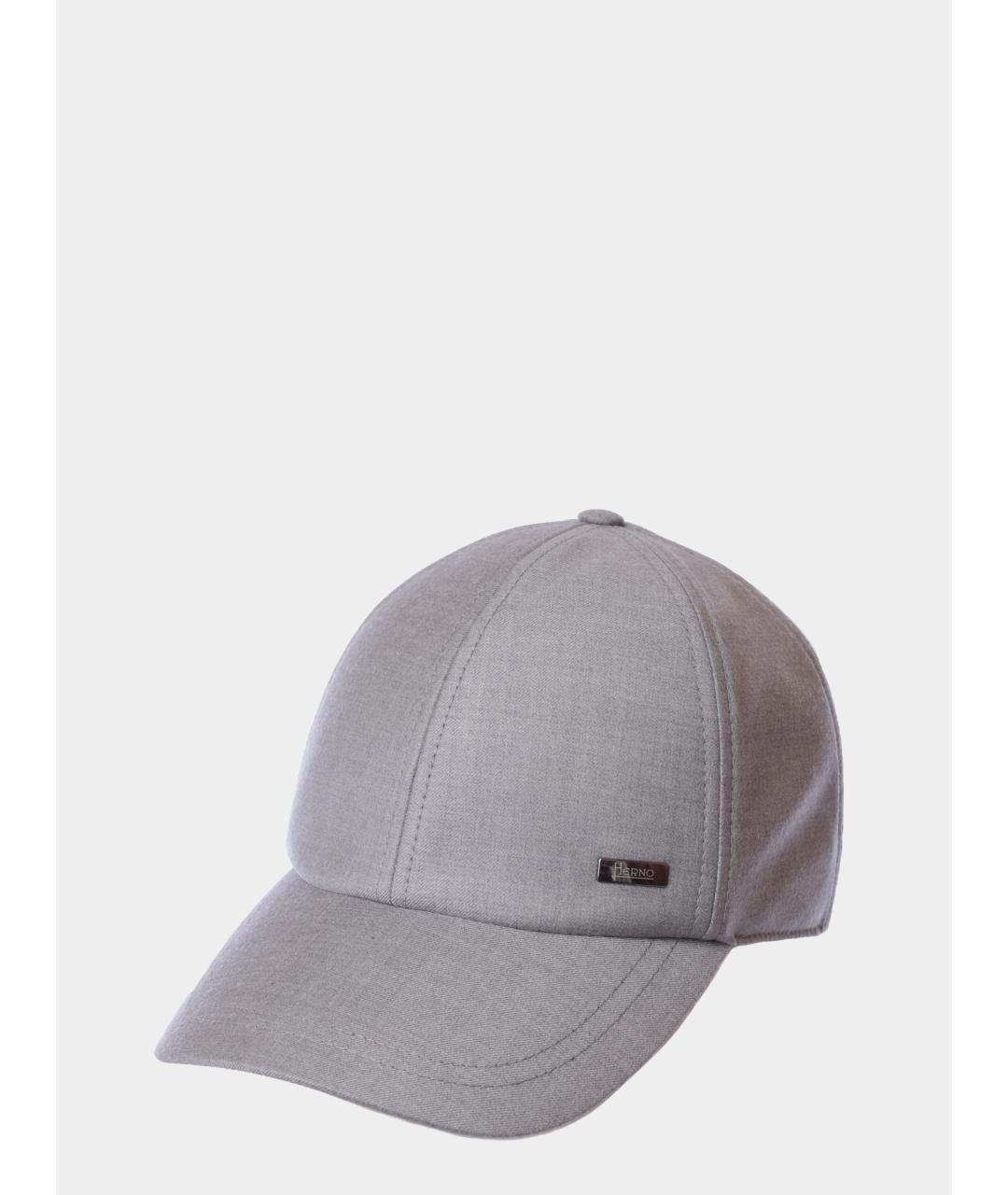 HERNO Серая кепка/бейсболка, фото 5