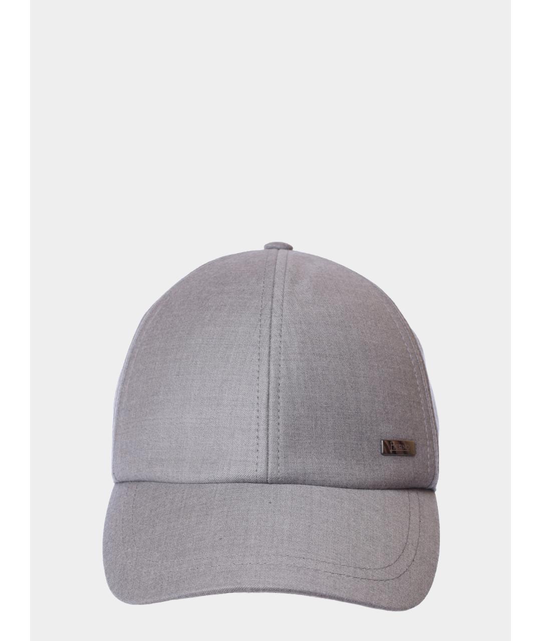 HERNO Серая кепка/бейсболка, фото 3