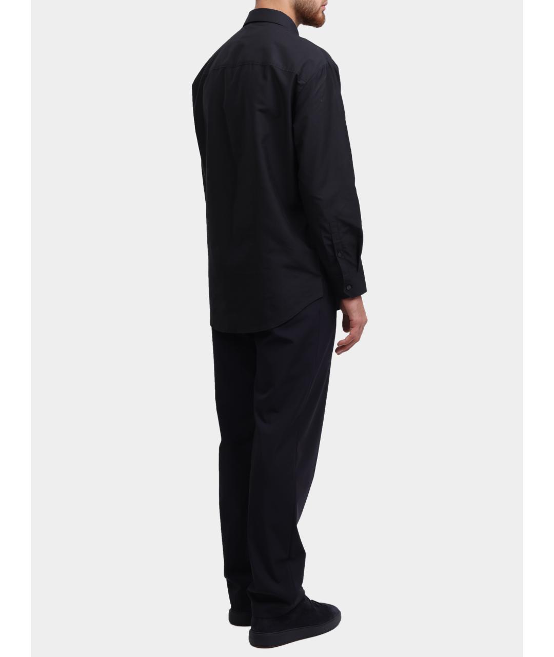 EMPORIO ARMANI Темно-синие повседневные брюки, фото 5