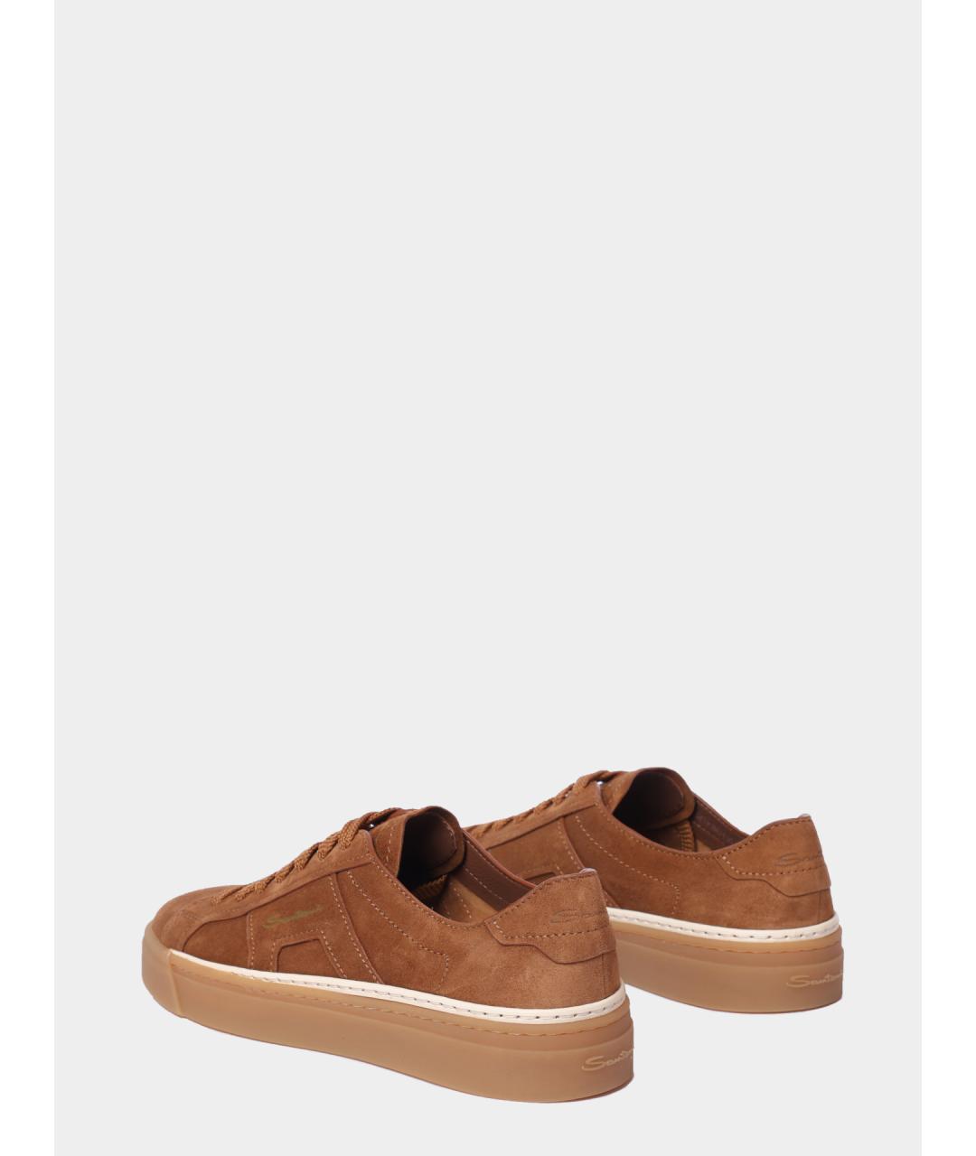 SANTONI Замшевые кеды, фото 5