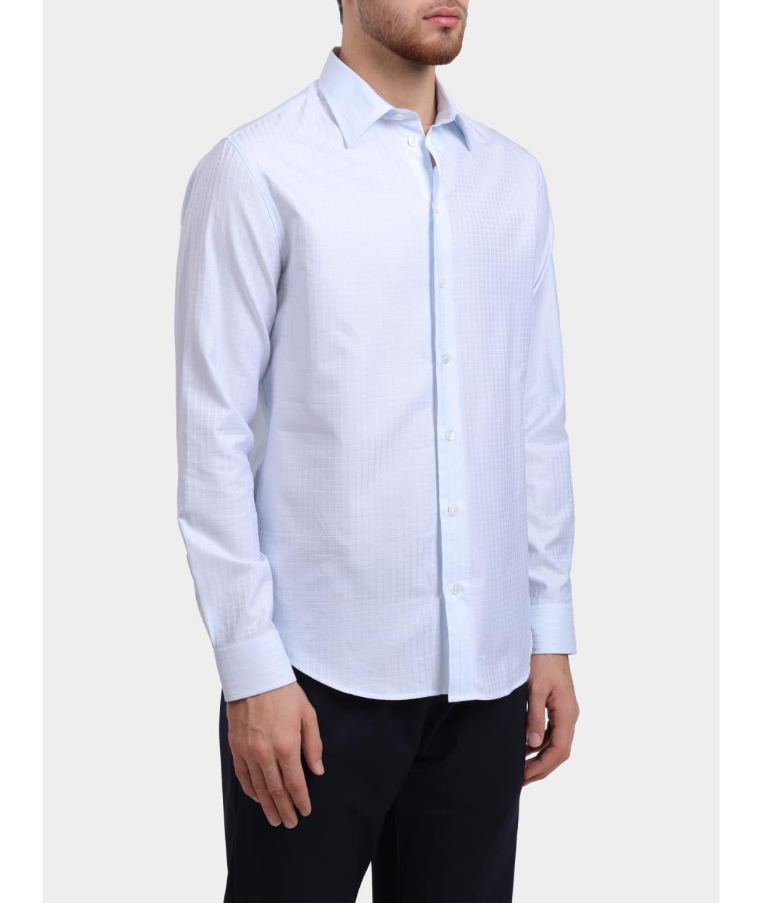 EMPORIO ARMANI Хлопковая кэжуал рубашка, фото 3