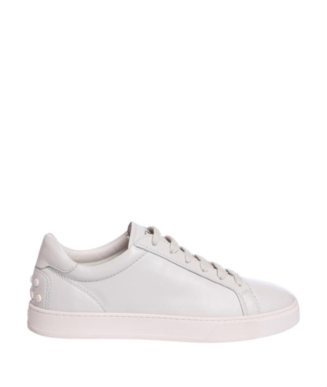 TOD'S Кожаные низкие кроссовки / кеды, фото 1