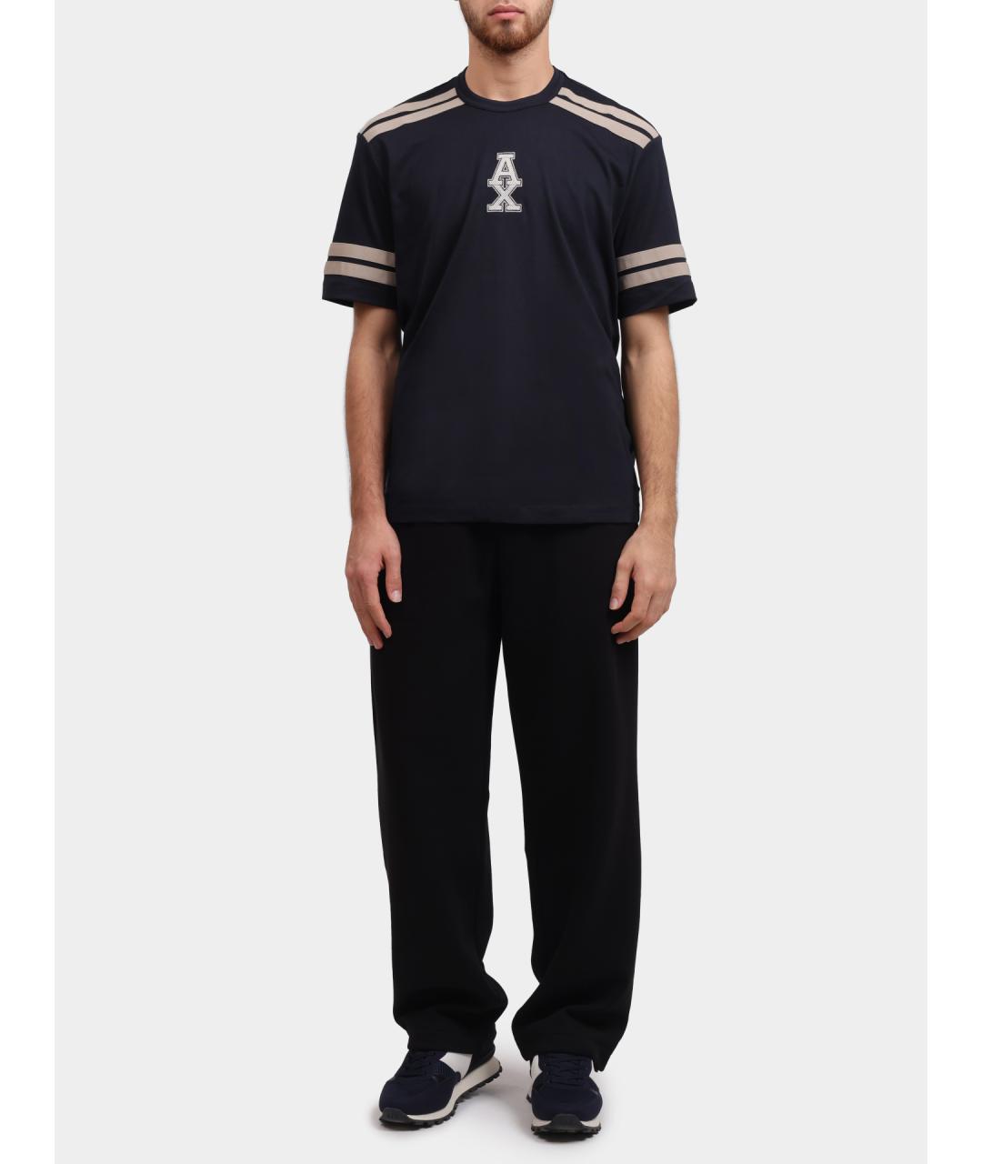 ARMANI EXCHANGE Черные повседневные брюки, фото 2