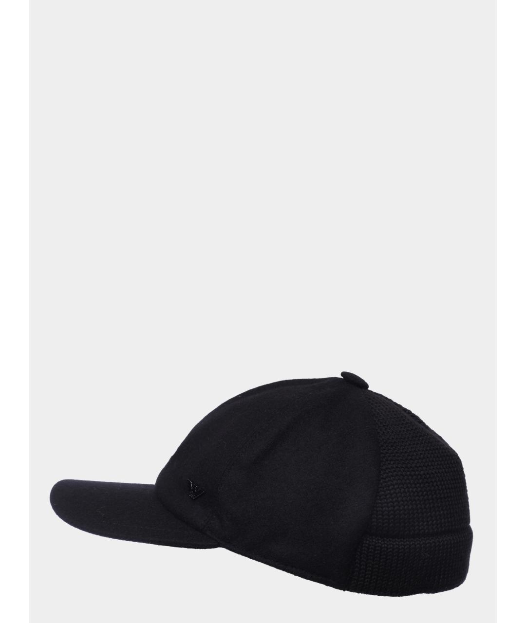 EMPORIO ARMANI Черная кепка/бейсболка, фото 2