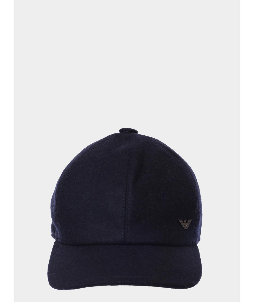 EMPORIO ARMANI Темно-синяя кепка/бейсболка, фото 3