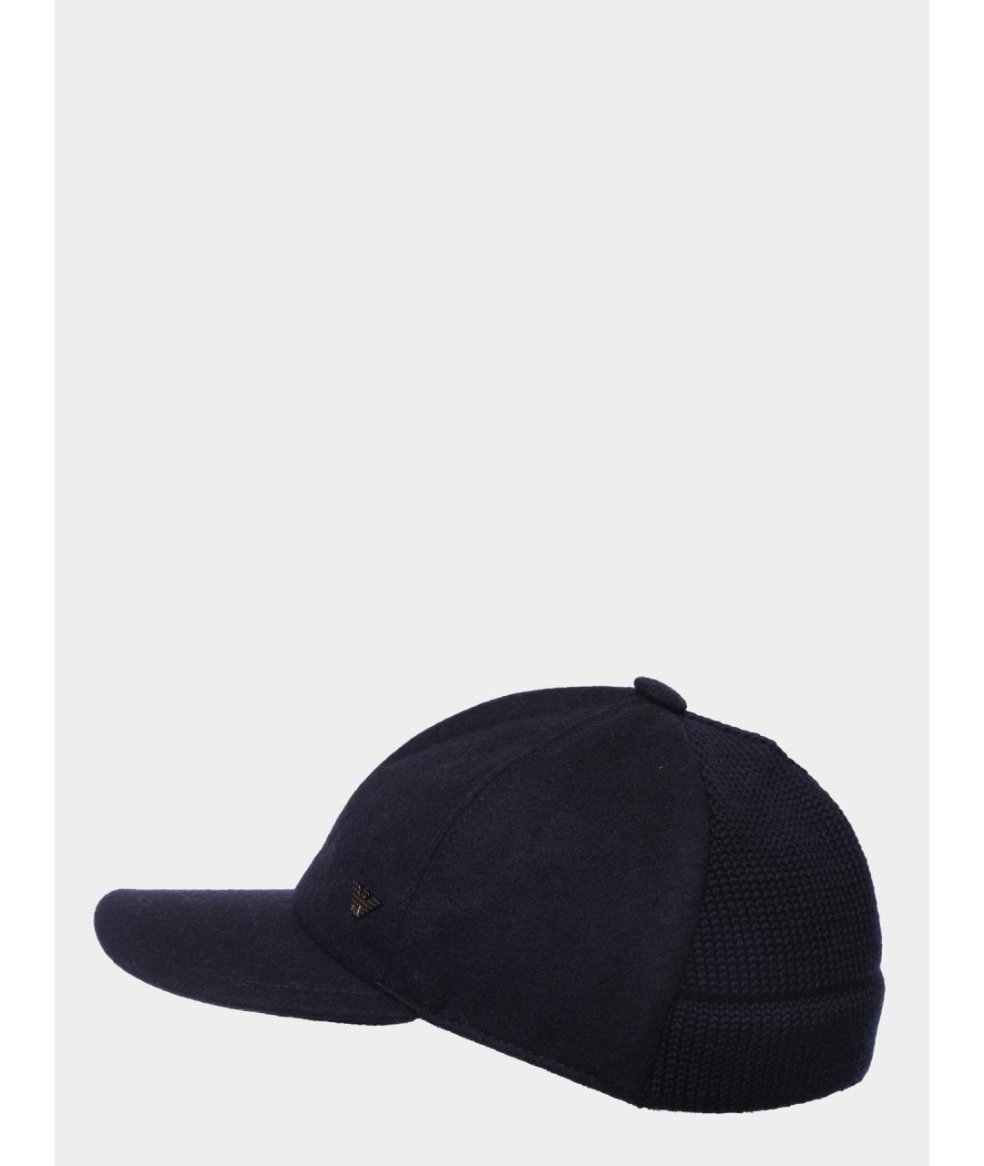 EMPORIO ARMANI Темно-синяя кепка/бейсболка, фото 2
