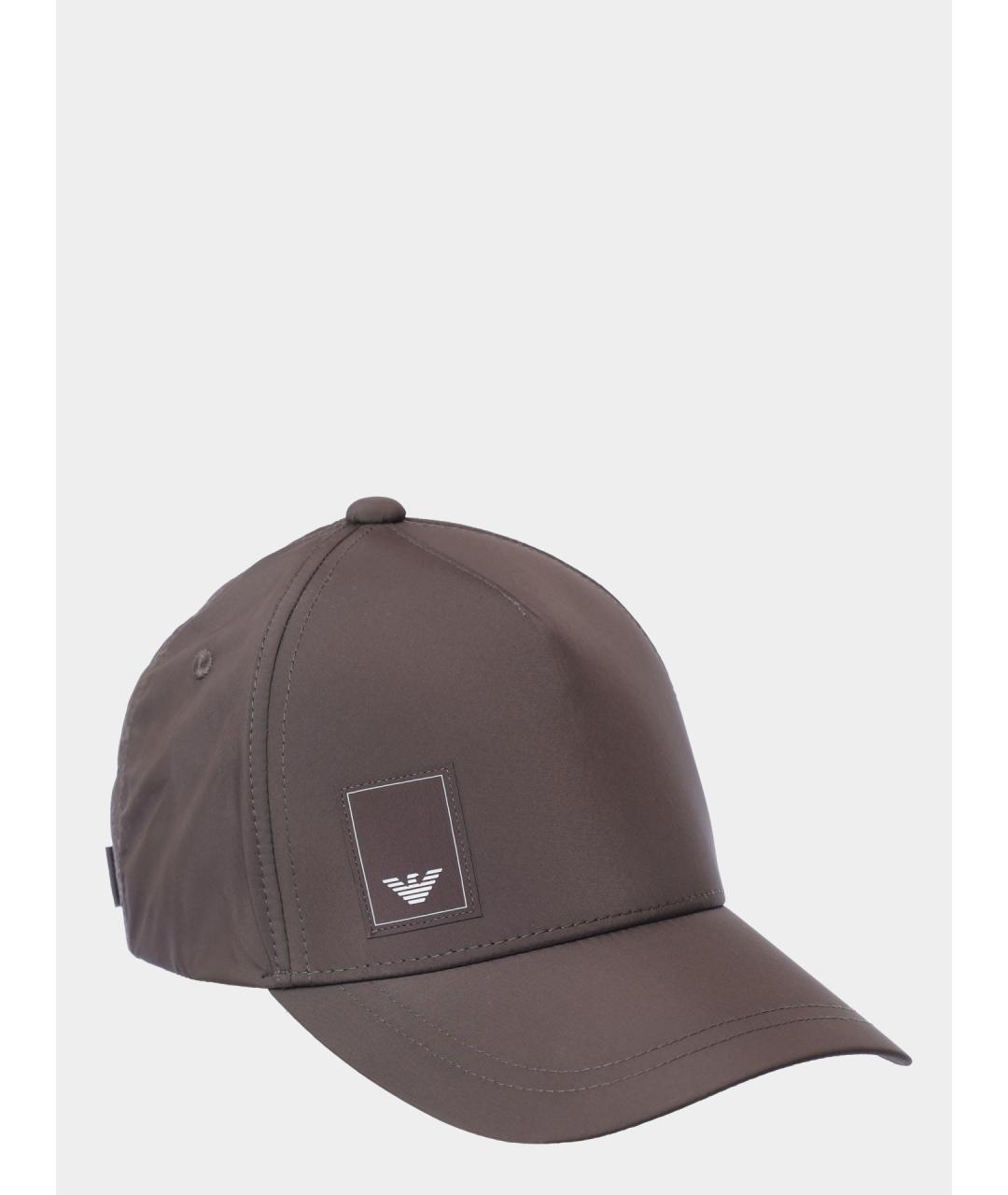 EMPORIO ARMANI Коричневая кепка/бейсболка, фото 5