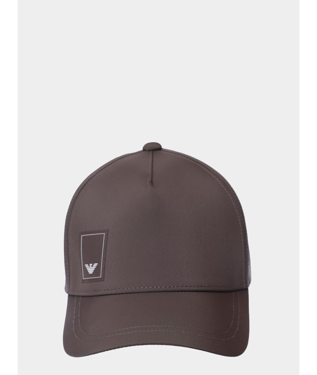 EMPORIO ARMANI Коричневая кепка/бейсболка, фото 3