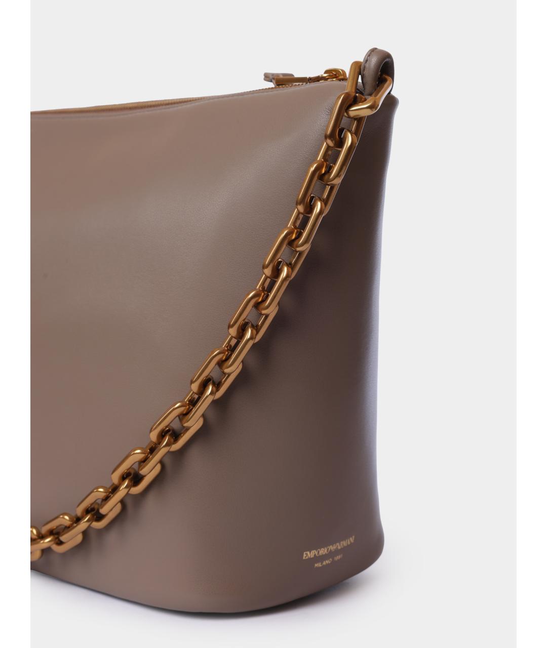 EMPORIO ARMANI Кожаная сумка через плечо, фото 3