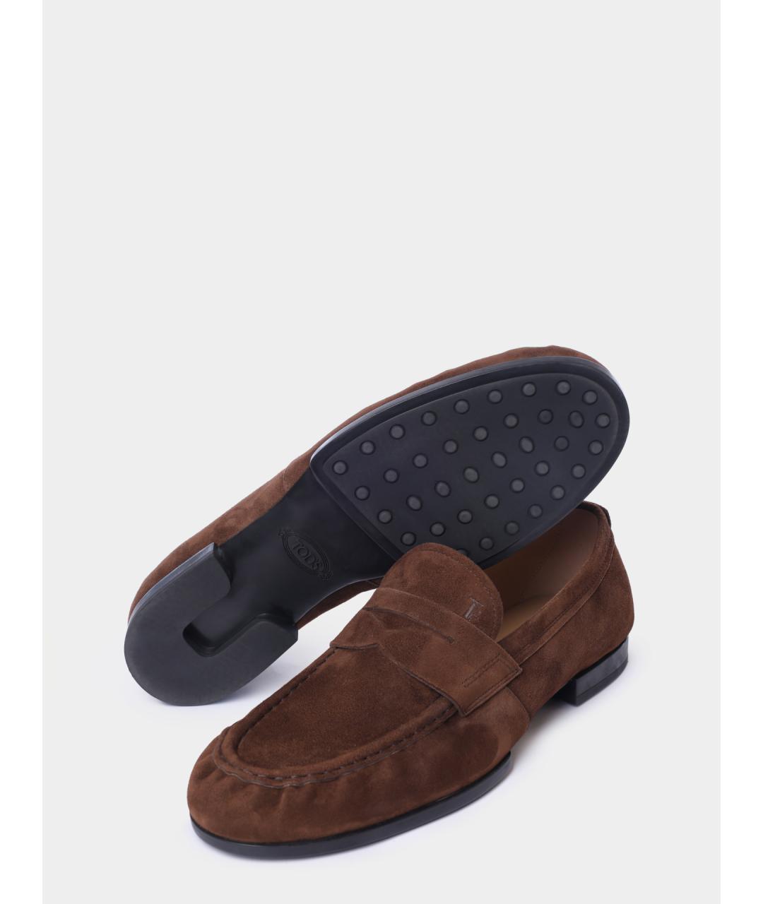 TOD'S Замшевые лоферы, фото 4