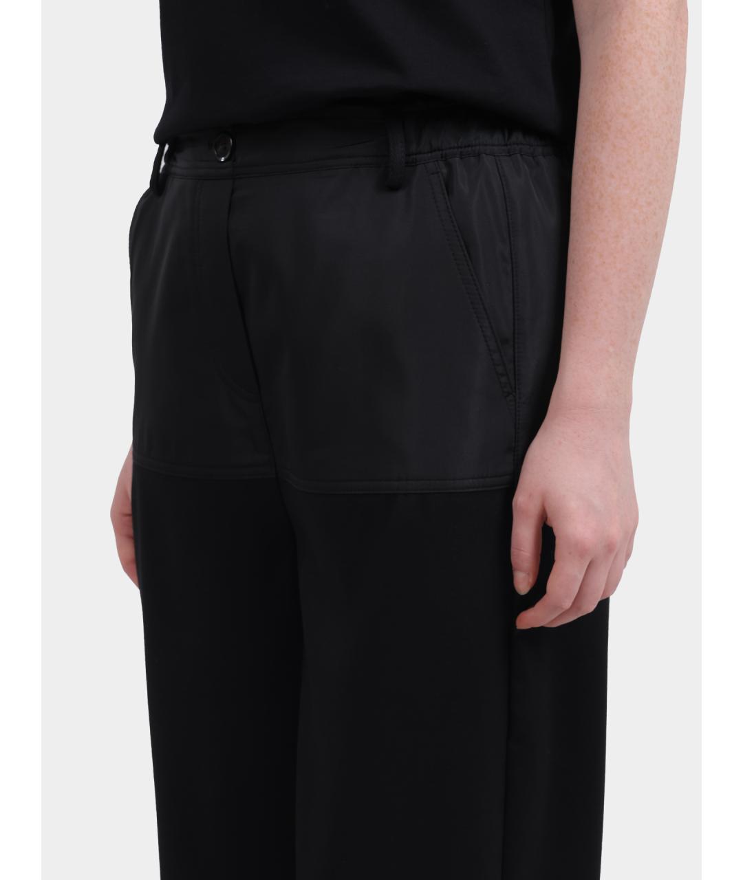 PINKO Черные прямые брюки, фото 4