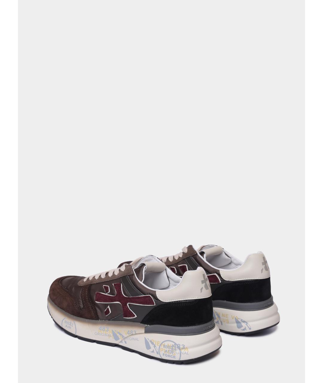 PREMIATA Коричневые низкие кроссовки / кеды, фото 6