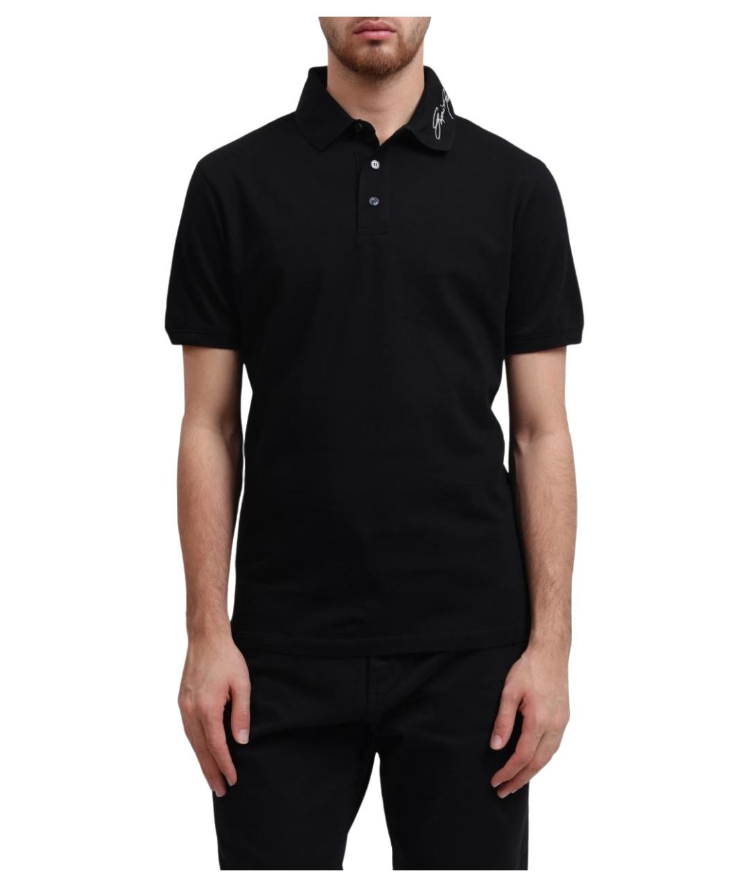 EMPORIO ARMANI Хлопковое поло с коротким рукавом, фото 1