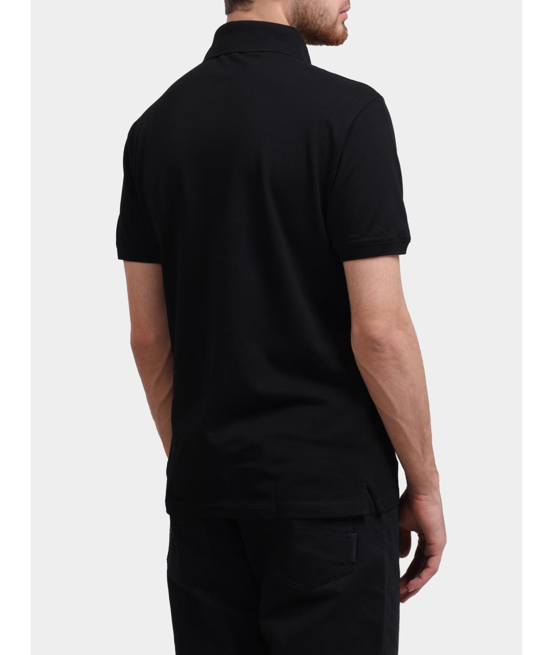 EMPORIO ARMANI Хлопковое поло с коротким рукавом, фото 5