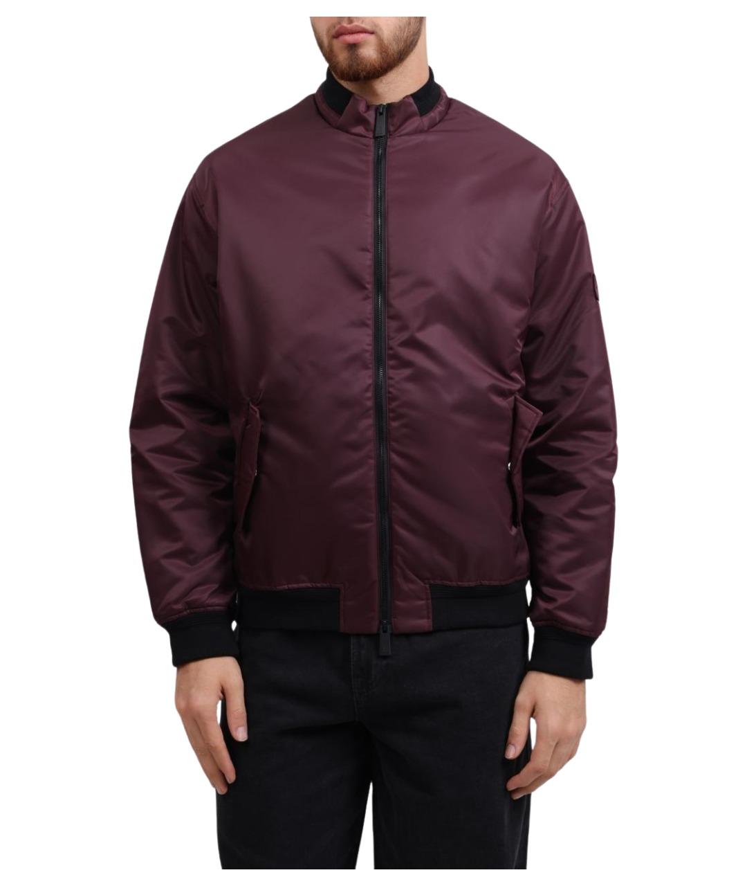 PREMIATA Бордовая полиамидовая куртка, фото 1