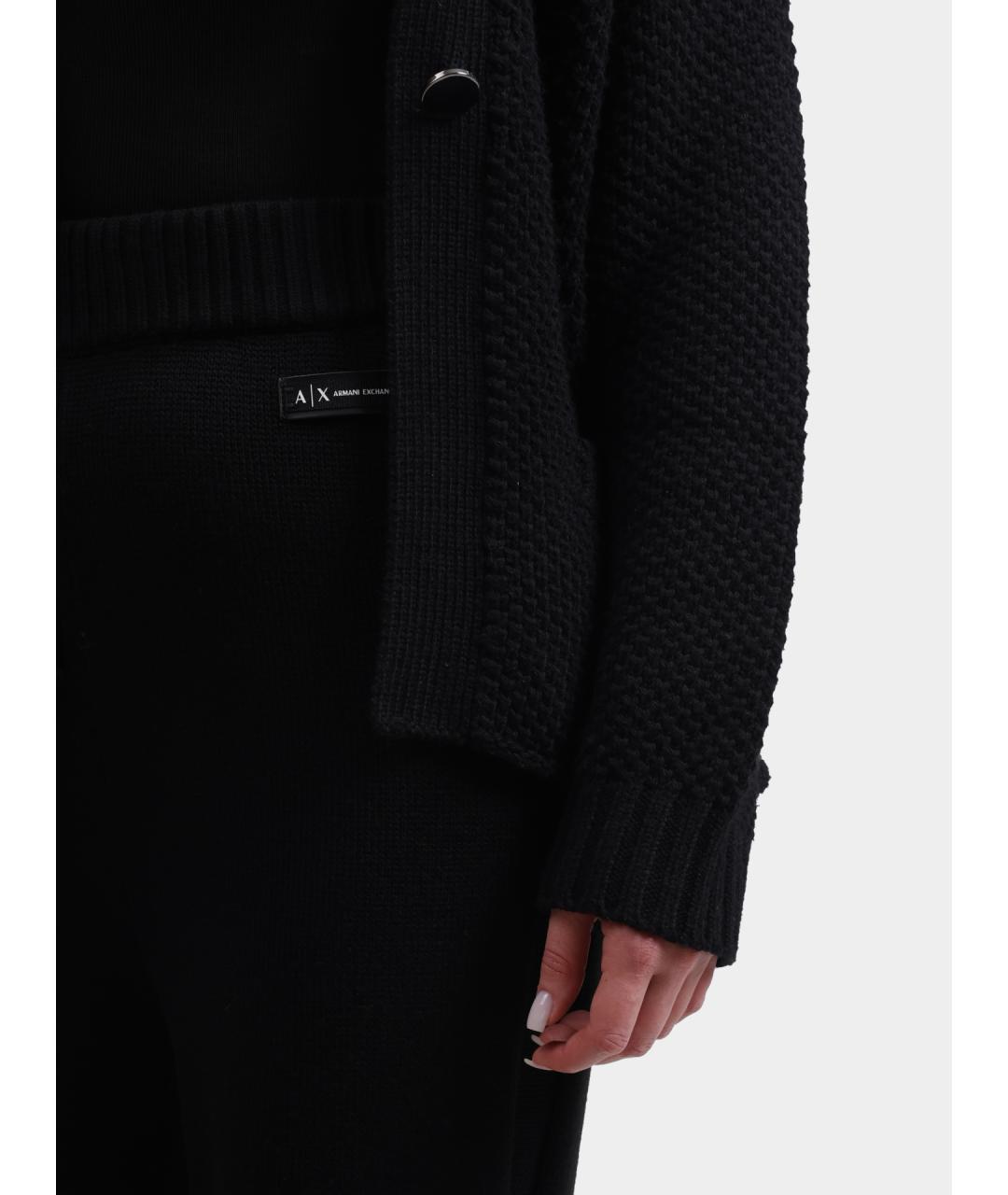 ARMANI EXCHANGE Черные прямые брюки, фото 4
