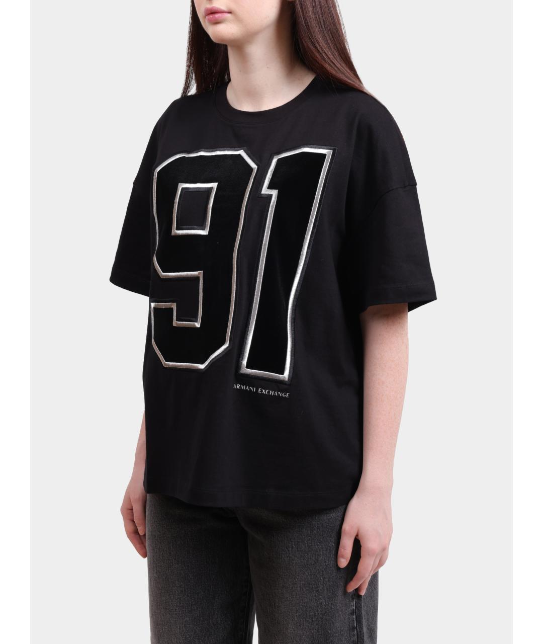 ARMANI EXCHANGE Хлопковая футболка, фото 3