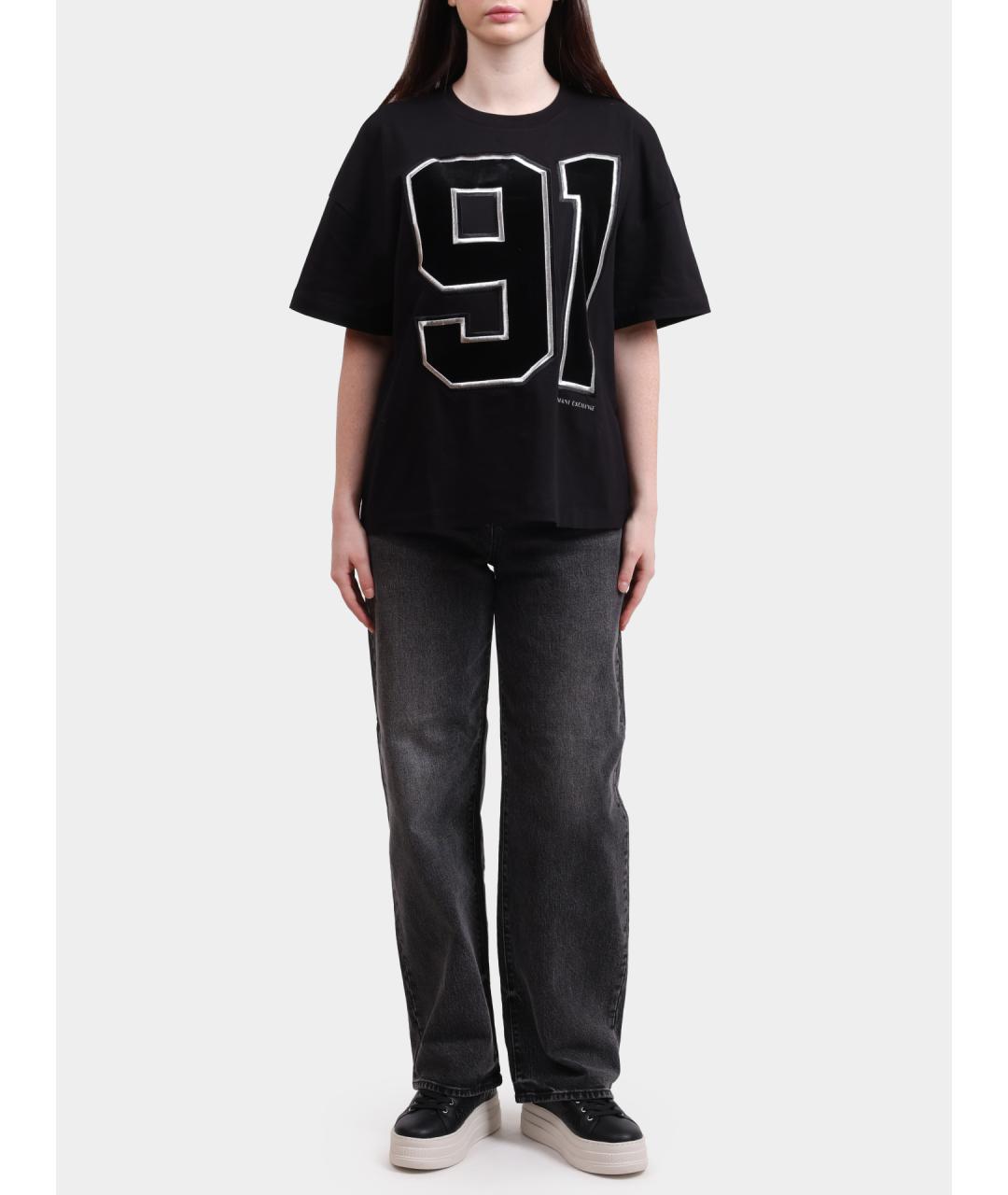 ARMANI EXCHANGE Хлопковая футболка, фото 2