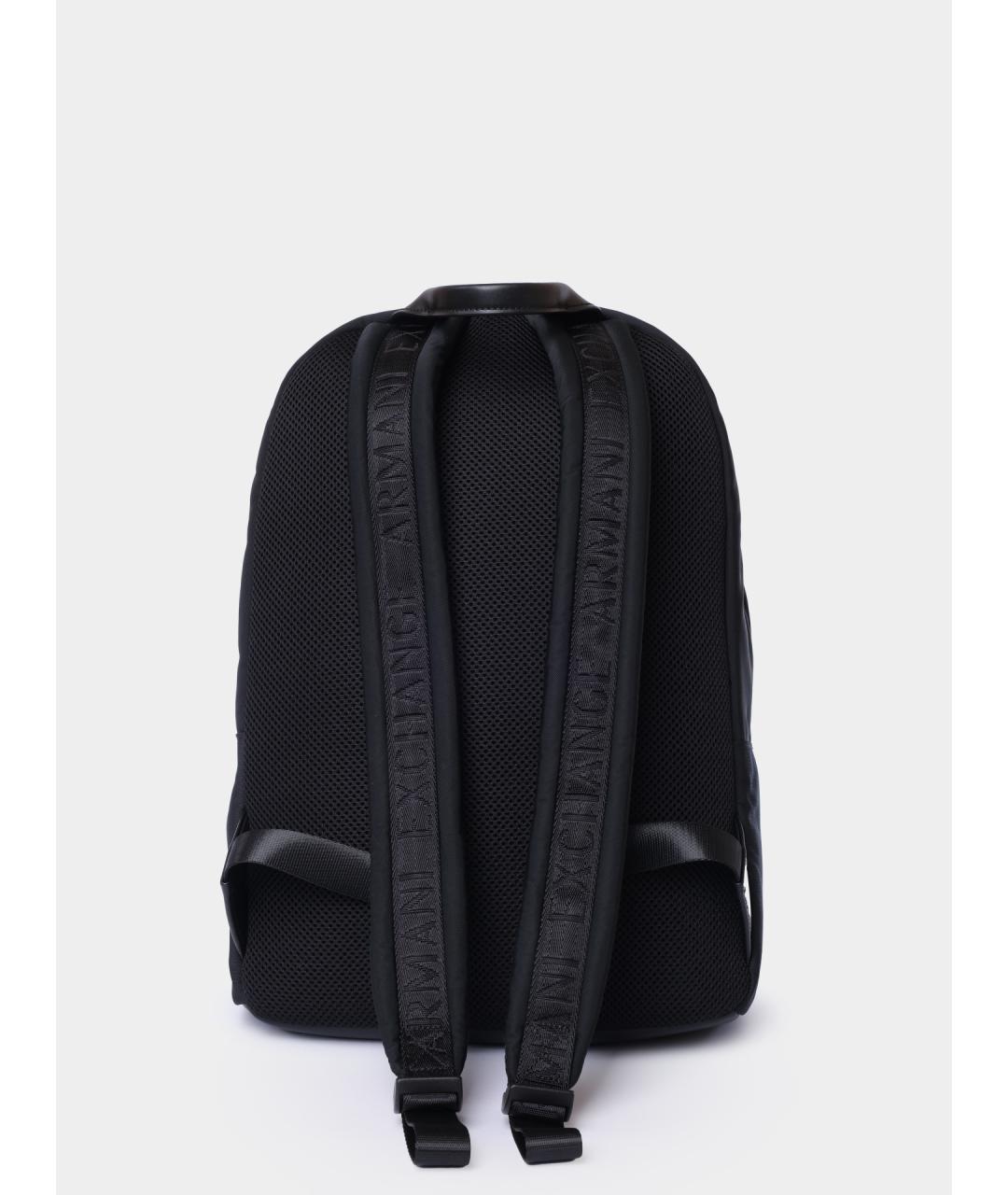 ARMANI EXCHANGE Черный тканевый рюкзак, фото 5