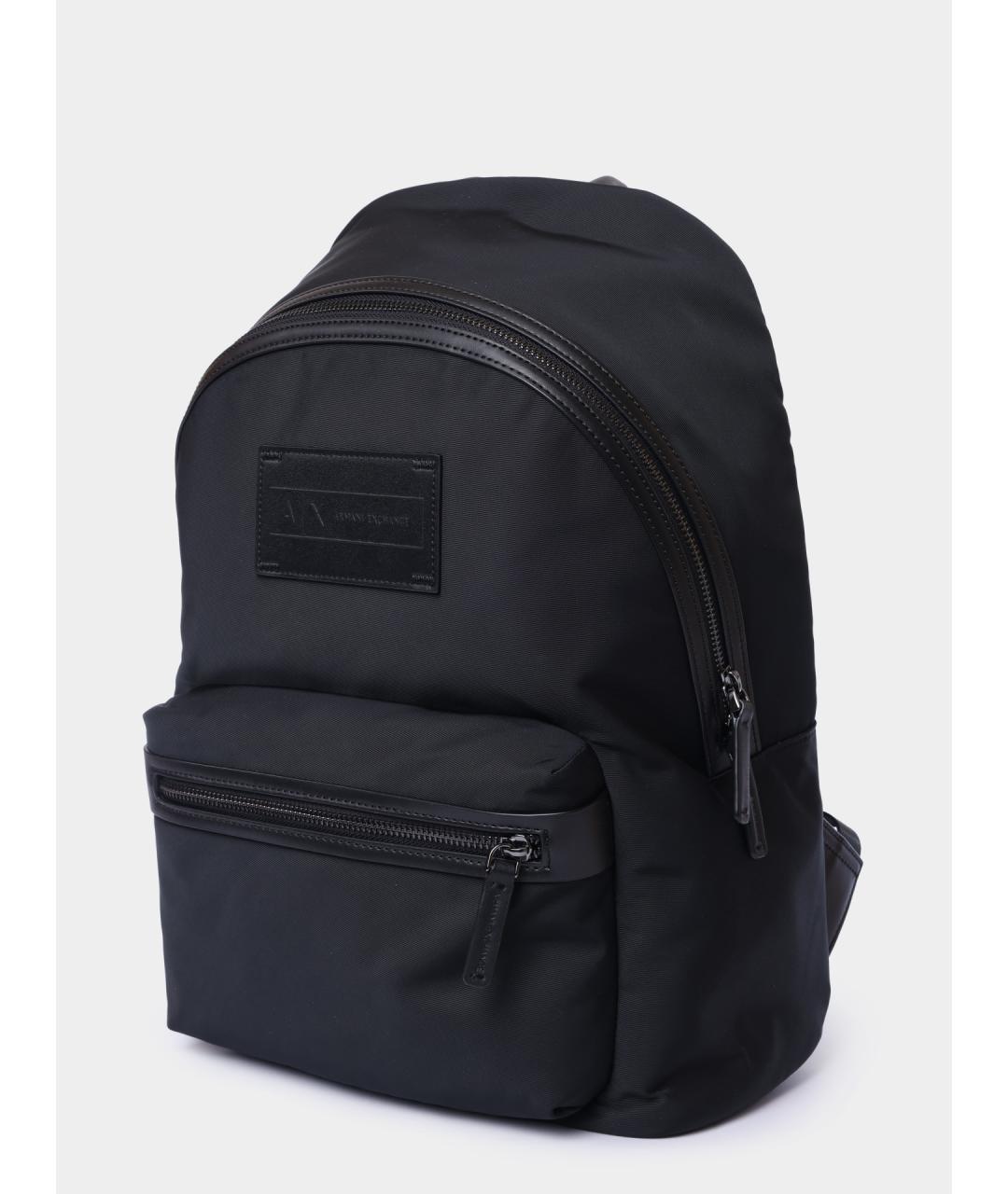 ARMANI EXCHANGE Черный тканевый рюкзак, фото 3