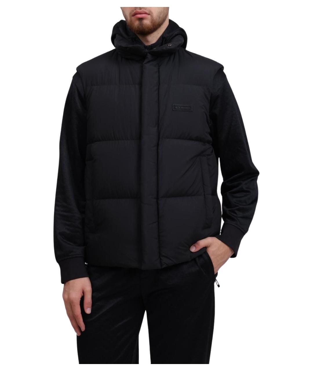 ARMANI EXCHANGE Черный жилет, фото 1