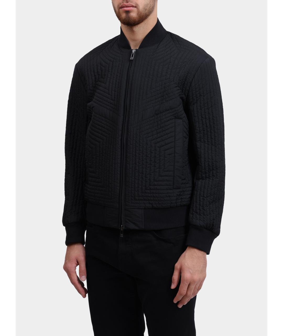 ARMANI EXCHANGE Черная полиамидовая куртка, фото 3