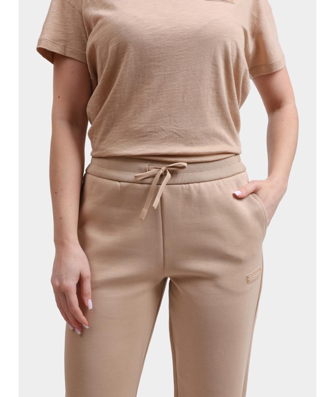 ARMANI EXCHANGE Бежевые прямые брюки, фото 4