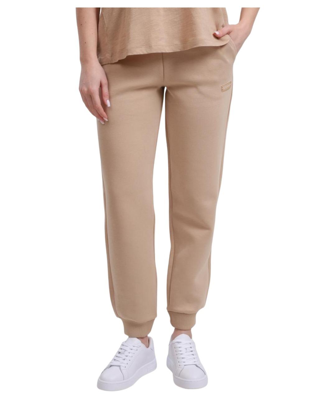 ARMANI EXCHANGE Бежевые прямые брюки, фото 1