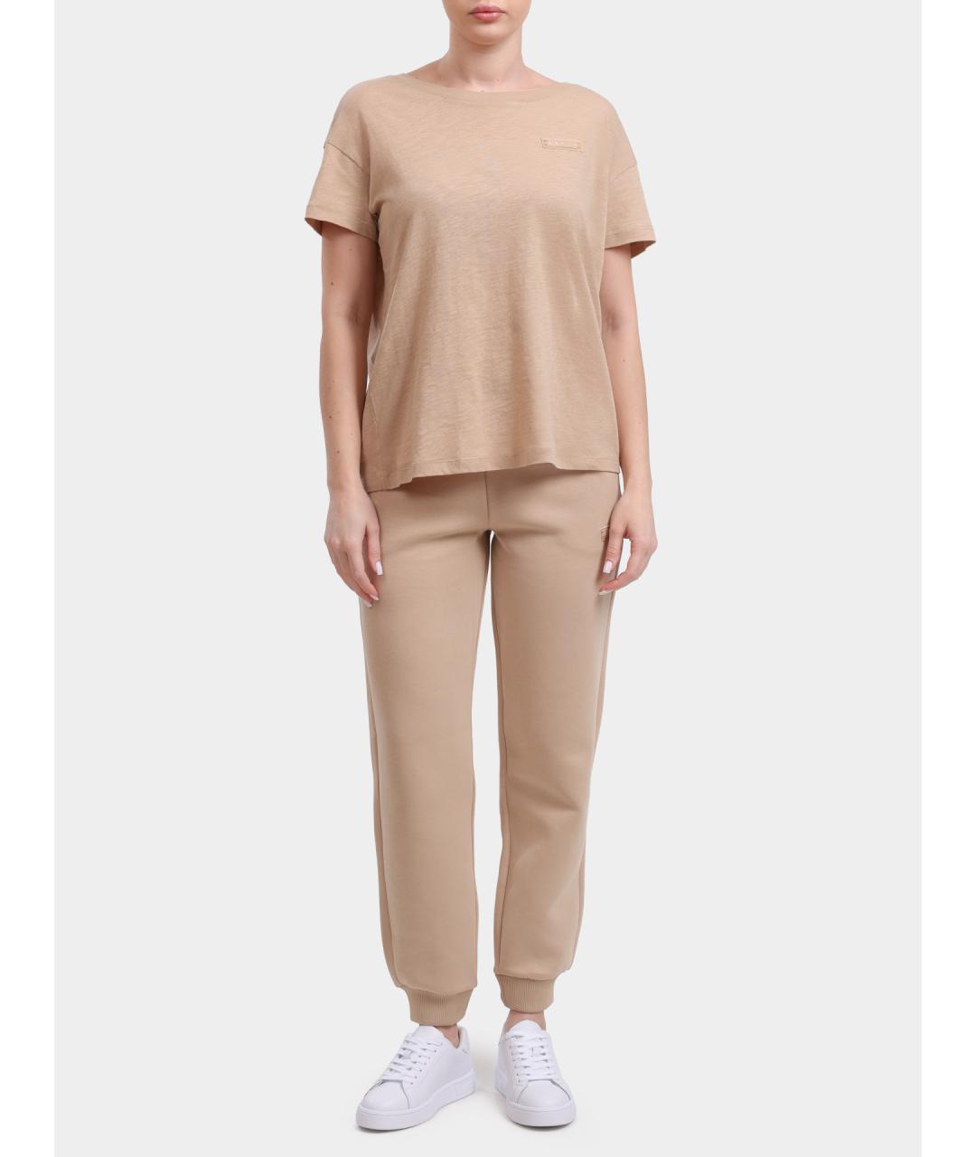 ARMANI EXCHANGE Бежевые прямые брюки, фото 2