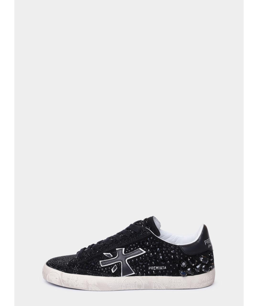 PREMIATA Черные замшевые кеды, фото 6