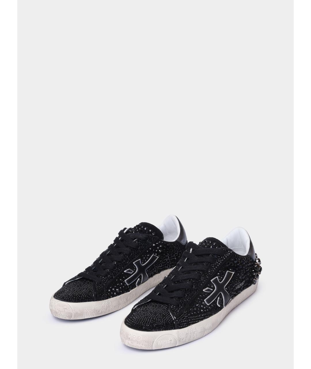 PREMIATA Черные замшевые кеды, фото 2