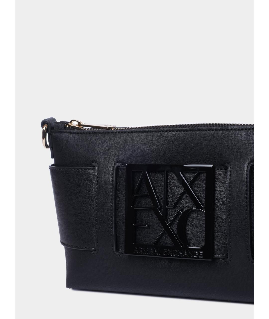 ARMANI EXCHANGE Черная сумка через плечо, фото 3