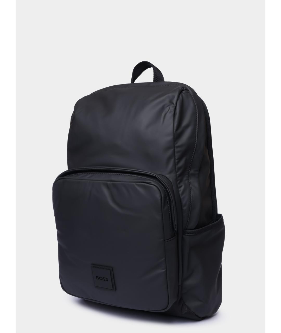 HUGO BOSS Черный тканевый рюкзак, фото 3